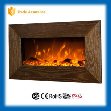 Hogar decoración chimenea de pared de imitación de fuego de madera de 33 &quot;con control remoto